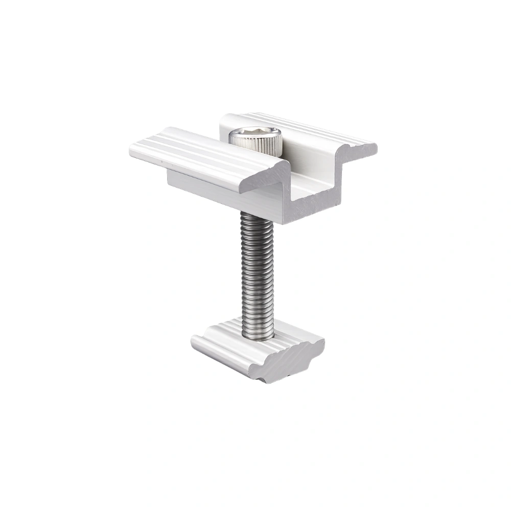 Solar Mid Clamp with 2 Grounding Pins (40 mm)